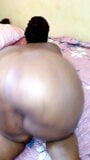 Ebony BBW's bare ass farts snapshot 10