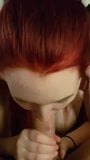 Red Hair Sucking & Wanking Dick snapshot 5