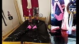 Sissy meid CBT zelf bondage marteling snapshot 15