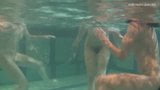 Ivetta and Katka and Barbara hot underwater lesbians snapshot 11