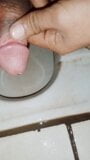 Indian boy long peeing with closeup uncut cock snapshot 9