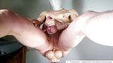 Lampwick uncut XXL -  flying balls with stainless steel ballstretcher - and deep anal fucked by Hankeys - prolapse snapshot 10