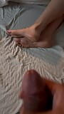 Wifes cummy feet snapshot 1