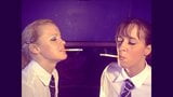 British Girls smoking snapshot 23