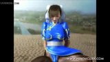 Chun li s&#39;entraîne avec le ballon snapshot 7