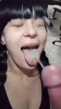 Cum in mouth snapshot 1