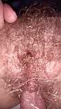 Hairy Bush macro closeup with creampie dripping, Amateur Milf Wife on homemade sextape with the most beautiful hairy bush snapshot 2