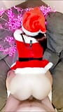 Ti's the season to be Slutty, little kitty Claus gets her present snapshot 11