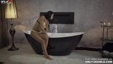 Lustful Shalina Devine masturbating before bath time by snapshot 3