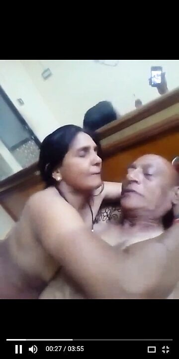 Indian old aunty having sex with her husband