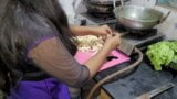 Indian girl has hard sex in kitchen – Mumbai Ashu sex video snapshot 1