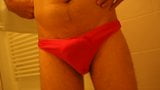 Piss & Cum in hot pink cotton knickers snapshot 4