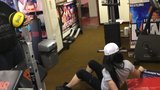 WWE - Paige working out in gym snapshot 4