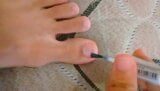 Pictându-mi unghiile drăguțe cu bază pentru unghii snapshot 5