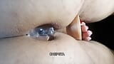 Spelen en vuile praat die dubbele penetratie doen met buttplug snapshot 8