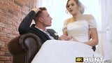 Beautiful bride fucks stranger while hubby cuckolds snapshot 3