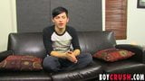 Cute Ryker Madison masturbates after being interviewed snapshot 4