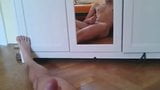 Cumshot in front of a mirror snapshot 2