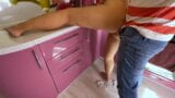 In the kitchen, milf gave her stepson her ass for anal snapshot 18