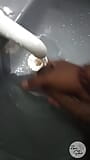 Washing my dick in the sink!!!! snapshot 5