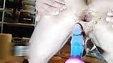 Ass fuck Dragon Dildo by night snapshot 7