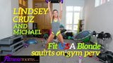 Săli de fitness blondă gagică americană Lindsey Cruz snapshot 1