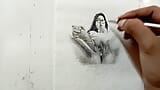 大きなディルドでオナニーするセクシーなラティーナ美女のエロティックなアート Lofi ASMR snapshot 20