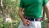 Public jerking in the woods, verbal and cumming in my boxers snapshot 13