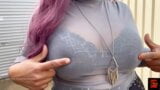 Calda moglie si diverte in reggiseno e gonna - tette succose e culo sexy snapshot 15