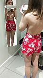 My lover filmed me with a smartphone in the fitting room when I undressed. snapshot 2