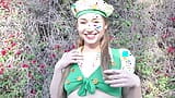 Blonde Girl Scout Gets Sprayed With Cum By Big Dick snapshot 1