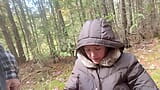 Creampie Fucking in the woods with Blowjob snapshot 7