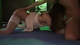 Petite stripper em meias brancas e salto alto foi fodida com gozada interna anal snapshot 8