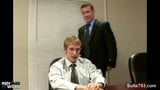 Gorgeous gay gets butt nailed in the office snapshot 2