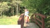 Grandma Ella fucked with her husband in nature snapshot 2