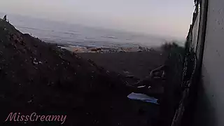 Flashing My Cock in Front of My Stepdaughter in a Public Beach and ...