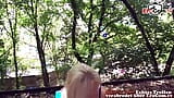 Deutsche mollige blonde milf getroffen und direkt gefickt outdoor snapshot 10