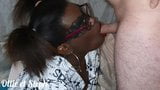 Ollie and Steph: my little black student gives me a blowjob snapshot 1