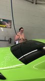 Topless at the car wash snapshot 11