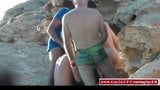 Threesome in the gay nudist beach snapshot 10