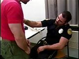 Manly cop fucks a horny gay stud in his office snapshot 6