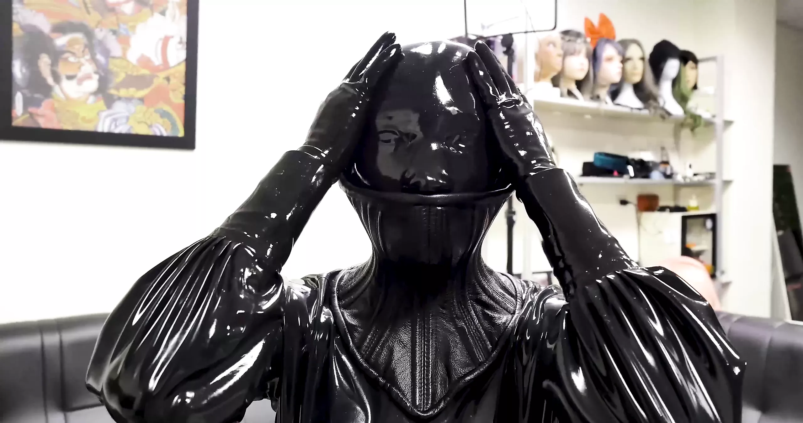 Latex Bondage Mummy: Tied Up Porn by CoRoNAdoLL | xHamster