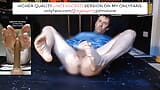 EDGEWORTH JOHNSTONE censored bare feet shiny blue shirt CAM 1 snapshot 12