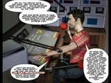 Giovane ragazzo vs diva rock trans in fumetti bisessuali gay 3d snapshot 1