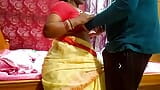 Hot Couple Full Naked Restless Fucking in Saree snapshot 2