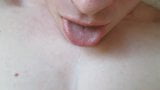 Creamy close-up cum swallowing with slo-mo! snapshot 12