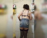 Crossdresser lingerie g-string snapshot 5