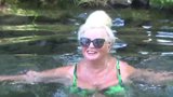 Blonde swimming grandma snapshot 1