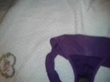 Cousins ​​mutandine e reggiseno viola snapshot 4