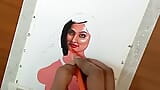 Erotische kunst of tekening van sexy Desi Indische milf vrouw genaamd "betoverde" snapshot 6